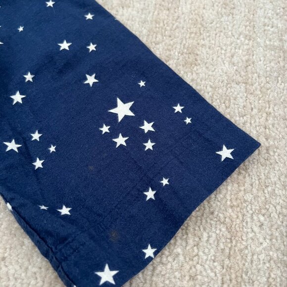 Victoria’s Secret Cotton Flannel Long Sleeve Blue Pajamas Set M Long - Picture 11 of 13